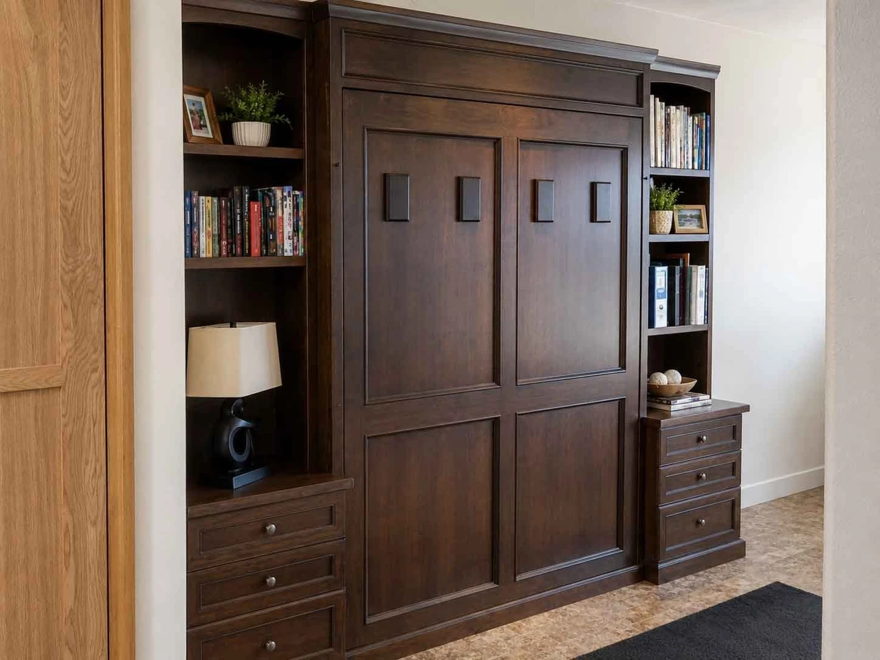 Library Murphy Bed